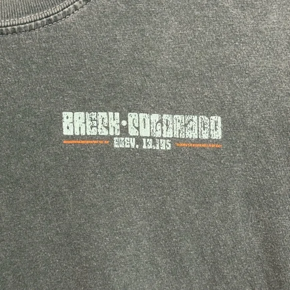 Vintage Aged Distressed Breck Breckenridge Colorado CO Ski Men’s S T-Shirt RARE - Picture 5 of 5